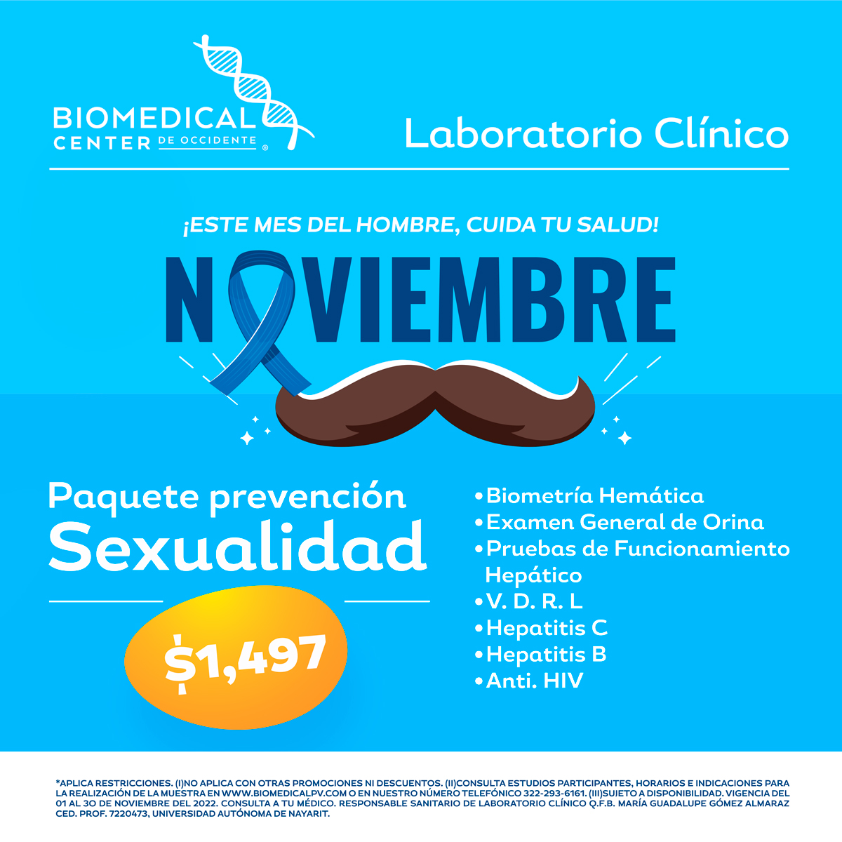 Paquete Prevención En La Sexualidad Biomedical Center De Occidente 4751